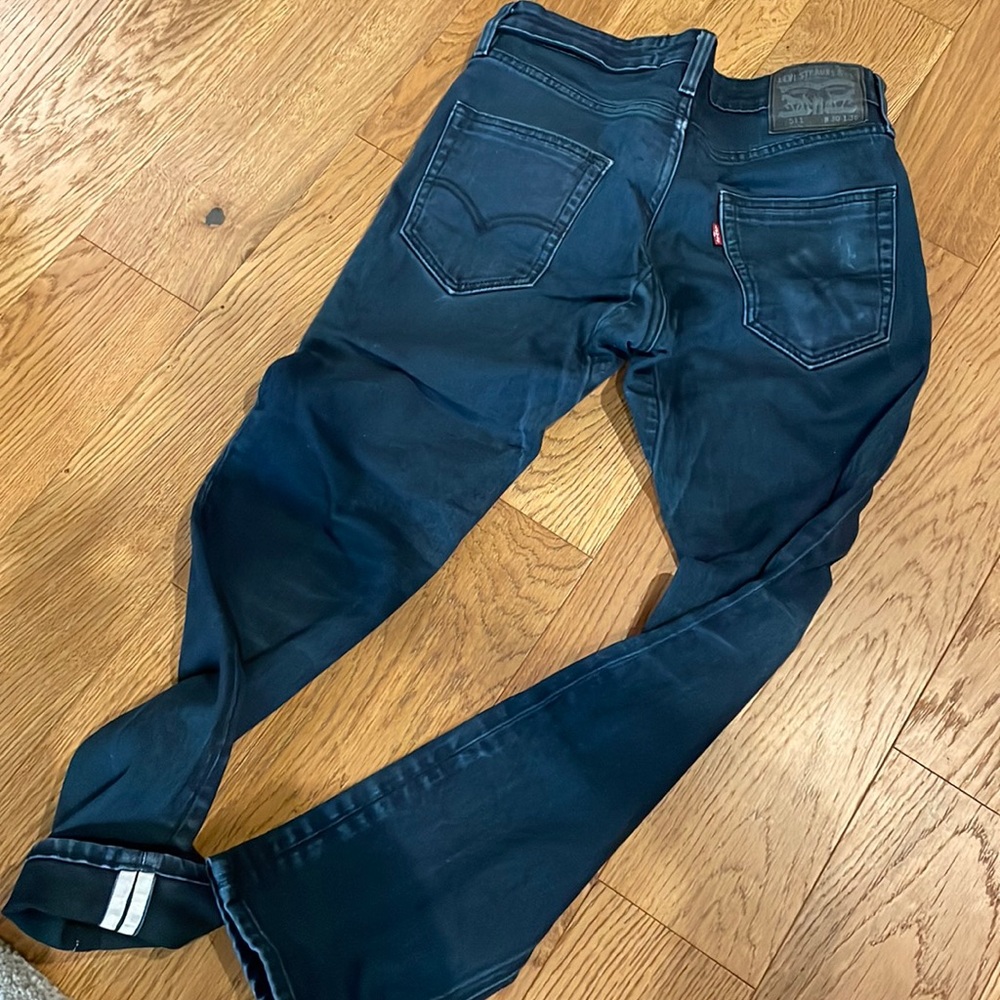 Mens Levis 511 commuter jeans. size 30x30, worn condition